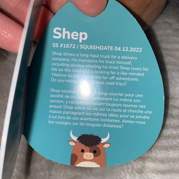 Squishmallows Shep the longhorn - Picture 5 of 5
